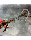W stylu Vintage serca okulary przeciwsłoneczne kobiety moda luksusowe Rhinestone dekoracji Cat Eye okulary mężczyźni okulary ócu