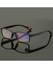 Iboode TR90 Ultralight Anti-Blue-Ray okulary do czytania blokujące niebieskie światło okulary do czytania okulary nadwzroczność 