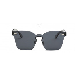 Hot moda marka projektant okulary przeciwsłoneczne damskie lato bez oprawek plac odcienie okulary przeciwsłoneczne okulary sunsh