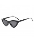 Sexy Cat eye okulary odcień dla kobiet moda marka kobieta w stylu vintage retro trójkątne cateye okulary óculos feminino okulary