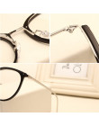 UVLAIK modne okulary korekcyjne przezroczysty obiektyw krótkowzroczność okulary kobiety w stylu Vintage metalowe okulary damskie