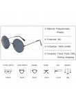 2018 w stylu Vintage moda okrągłe okulary przeciwsłoneczne dla mężczyzn i kobiet projektanci okulary przeciwsłoneczne damskie ks