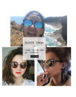 Spolaryzowane okulary przeciwsłoneczne damskie 2019 fajne okrągłe okulary przeciwsłoneczne moda jazdy okulary Lady luksusowa mar