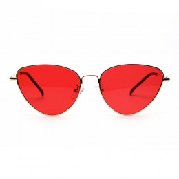 Śliczne Sexy Cat Eye okulary przeciwsłoneczne damskie 2018 Retro mały czarny czerwony różowy Cateye okulary kobieta w stylu Vint