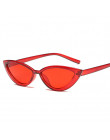 Cat Eye Style przezroczysta oprawa okulary przeciwsłoneczne damskie fioletowy czerwony różowy, lato, akcesoria, na plaży mody ko