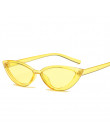 Cat Eye Style przezroczysta oprawa okulary przeciwsłoneczne damskie fioletowy czerwony różowy, lato, akcesoria, na plaży mody ko
