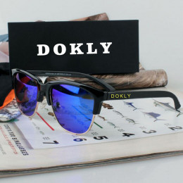 Dokly prawdziwe Polaroized okulary lustro mężczyzn i kobiet spolaryzowane okulary Semi Rimless okulary okulary óculos De Sol