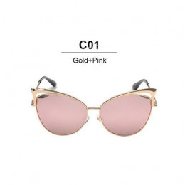 Nowa moda kot oka luksusowe 2019 okulary przeciwsłoneczne damskie marka projektant Twin belki lustro męskie okulary przeciwsłone