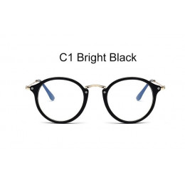 Okulary jasne okulary przezroczyste okrągłe okulary kobiet niebieskie światło komputerowe okulary kobieta 2018 Retro okulary opt