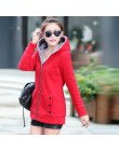 Jesień zima płaszcz kobiety bluzy z kapturem moda na co dzień zamek z kapturem kurtka bluza kobieta w stylu Vintage bluzy plus s