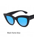 OHMIDA Retro z tworzywa sztucznego Cat Eye okulary przeciwsłoneczne kobieta 2018 nowe mody marki w stylu Vintage panie okulary p