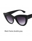 OHMIDA Retro z tworzywa sztucznego Cat Eye okulary przeciwsłoneczne kobieta 2018 nowe mody marki w stylu Vintage panie okulary p