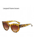 OHMIDA Retro z tworzywa sztucznego Cat Eye okulary przeciwsłoneczne kobieta 2018 nowe mody marki w stylu Vintage panie okulary p