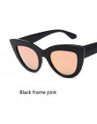 OHMIDA Retro z tworzywa sztucznego Cat Eye okulary przeciwsłoneczne kobieta 2018 nowe mody marki w stylu Vintage panie okulary p