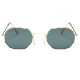 Moda okulary przeciwsłoneczne damskie marka projektant mała ramka wielokąta ramki do okularów i okularów słonecznych mężczyźni w