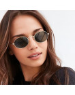 RICHPER moda kobiet okularów przeciwsłonecznych 2018 znani owalne okulary luksusowa marka metalowe okrągłe ramki czarne małe tan