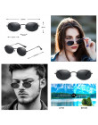 RICHPER moda kobiet okularów przeciwsłonecznych 2018 znani owalne okulary luksusowa marka metalowe okrągłe ramki czarne małe tan