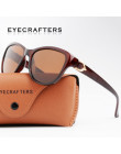 Kobiet Cat Eye luksusowa marka projekt spolaryzowane okulary przeciwsłoneczne dla kobiet pani okulary kobieta stylowe akcesoria 