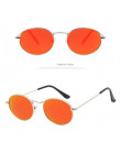 Yoovos 2019 mała ramka okulary przeciwsłoneczne damskie Retro owalne lustro metalowe okulary przeciwsłoneczne w stylu Vintage ma