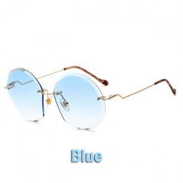 LeonLion 2019 metalowe gogle okulary przeciwsłoneczne bezramkowe kobiety Ocean soczewki klasyczne marka projektant mężczyźni/kob