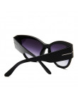 2019 nowy Tom moda marka projektant okulary przeciwsłoneczne Cat Eye dla kobiet kobiet gradientu punkty okulary przeciwsłoneczne