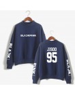 Kpop Blackpink K Pop kobiety bluzy z kapturem bluzy z kapturem znosić hip-hop Blackpink drukuj męskie K-Pop bluzy z kapturem blu