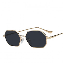 MAX 2018 okulary przeciwsłoneczne damskie marka projektant mała ramka wielokąta ramki do okularów i okularów słonecznych mężczyź