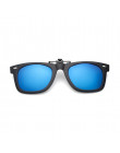 SAYLAYO spolaryzowane soczewki okulary przeciwsłoneczne w formie nakładki ponad okulary przeciwsłoneczne Flip Up okulary klip na