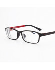 Tradycyjne okulary korekcyjne dla krótkowidzów unisex wąskie czarne fioletowe do czytania optyczny oprawki okularowe