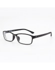 Tradycyjne okulary korekcyjne dla krótkowidzów unisex wąskie czarne fioletowe do czytania optyczny oprawki okularowe