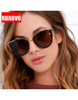 RBROVO 2019 moda metalowe okulary przeciwsłoneczne kobiety w stylu Vintage Cateye okulary dla kobiet lustro Retro Party óculos D