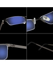 Męskie niebieskie światło blokowanie okulary do komputera okulary Blaulicht do gier ochrona niebieskie okulary rentgenowskie pro