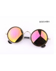 M42 okrągłe koło okulary przeciwsłoneczne damskie Retro w stylu Vintage okulary dla kobiet marka projektant okulary przeciwsłone
