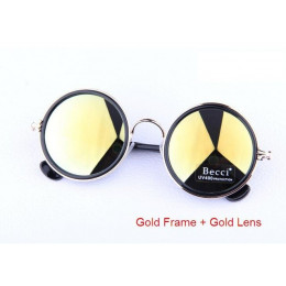 M42 okrągłe koło okulary przeciwsłoneczne damskie Retro w stylu Vintage okulary dla kobiet marka projektant okulary przeciwsłone