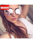 RBROVO 2019 marka projektant Cateye okulary kobiety w stylu Vintage metalowe okulary dla kobiet lustro Retro luneta De Soleil Fe