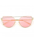 RBROVO 2019 marka projektant Cateye okulary kobiety w stylu Vintage metalowe okulary dla kobiet lustro Retro luneta De Soleil Fe