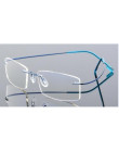 VCKA bez oprawek okulary komputerowe mężczyźni Anti-okulary do niebieskiego światła kobiet do gier okulary metalowa rama anty UV