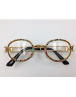 W stylu Vintage osobowość okulary przeciwsłoneczne marka projektant diament okulary kobiety Steampunk Multicolor Rhinestone odci