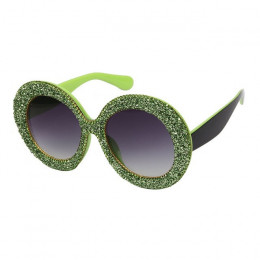2019 nowa luksusowa ponadgabarytowych okulary kobiety w stylu Vintage dżetów okulary okrągłe ramki gradientu lustro odcienie dla