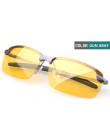 UVLAIK kierowcy gogle noktowizyjne okulary dla okulary męskie polaryzacyjne rama ze stopu okulary retro męskie okulary przeciwsł