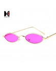 SHAUNA popularne cukierkowe kolory kobiety małe owalne okulary przeciwsłoneczne metalowa rama moda mężczyźni wyczyść fioletowy s
