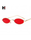 SHAUNA popularne cukierkowe kolory kobiety małe owalne okulary przeciwsłoneczne metalowa rama moda mężczyźni wyczyść fioletowy s