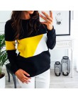 ISHOWTIENDA kobiety bluzy z kapturem zimowe ubrania na co dzień kolor bloku z długim rękawem swetry bluza bluzka bluzki sudadera