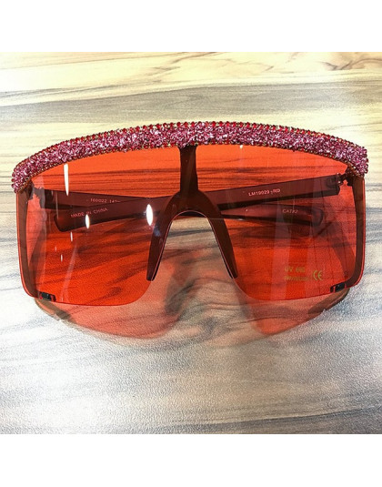 Moda okulary przeciwsłoneczne damskie 2019 luksusowa marka Vintage ponadgabarytowych okulary mężczyźni gothic czerwony punk fest