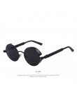 MERRYS w stylu Vintage kobiety Steampunk okulary przeciwsłoneczne marka projekt okrągłe okulary óculos de sol UV400