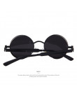 MERRYS w stylu Vintage kobiety Steampunk okulary przeciwsłoneczne marka projekt okrągłe okulary óculos de sol UV400