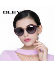 OLEY wysokiej jakości Cat Eye okulary przeciwsłoneczne damskie marka projektant polaryzacyjne okulary przeciwsłoneczne dla kobie