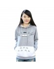 Gorąca sprzedaż jesień moda mężczyźni kobiety Cartoon Totoro bluza z kapturem bluza z kapturem Unisex bluza z kapturem wiosna Ca