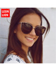 LeonLion 2019 Cateye mody okulary kobiety w stylu Vintage metalowe okulary dla kobiet lustro Retro zakupy óculos De Sol Feminino