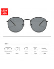 LeonLion klasyczne okrągłe ze stopu okulary przeciwsłoneczne damskie marka projektant okulary przeciwsłoneczne mała ramka okular